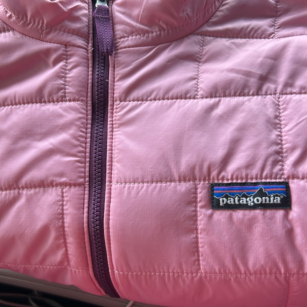 PATAGONIA GIRLS' NANO PUFF BRICK QUILTED JACKET nwt XL - Picture 4 of 4